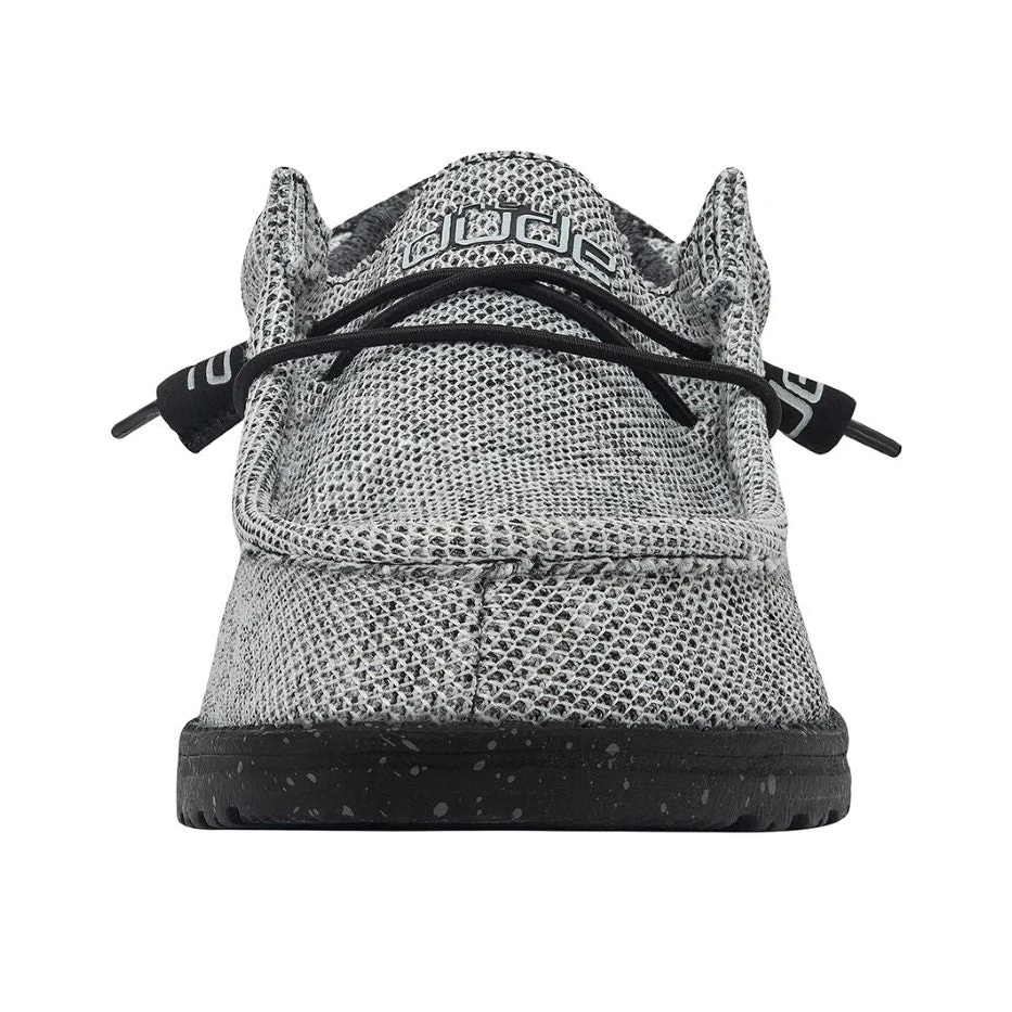 Hey DudeĀ® Men's Wally Stretch Dark Web Light Grey Shoes 110383385 - Image 5
