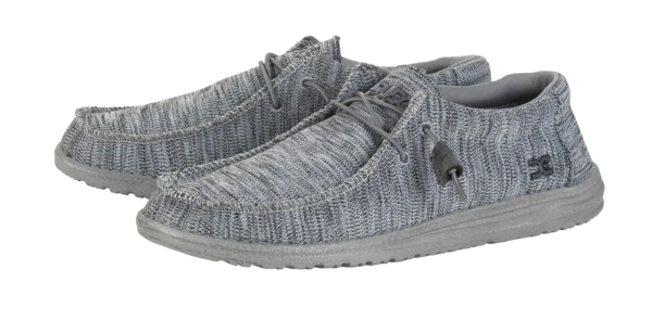 'Hey Dude' Men's Wally B Sox - Grey