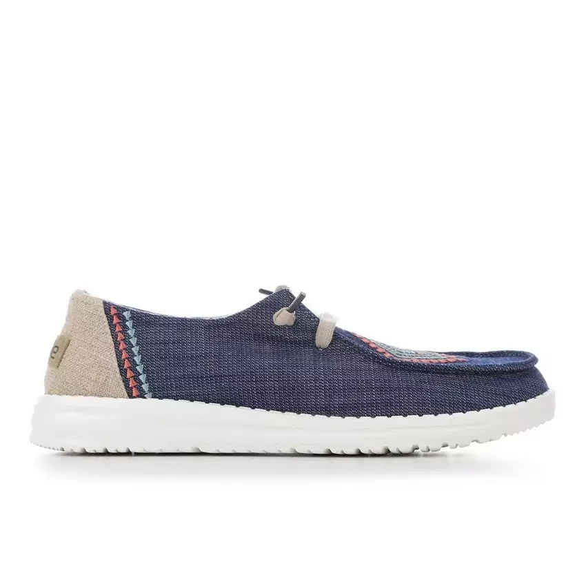 Hey DudeĀ® Ladies Wendy Boho Ocean Blue Slip On Shoes 121412729 - Image 4