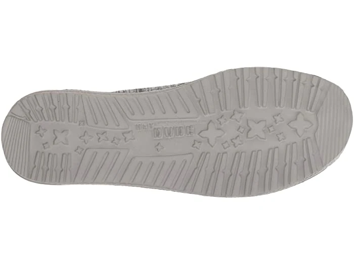 'Hey Dude' Men's Wally B Sox - Grey - Image 4