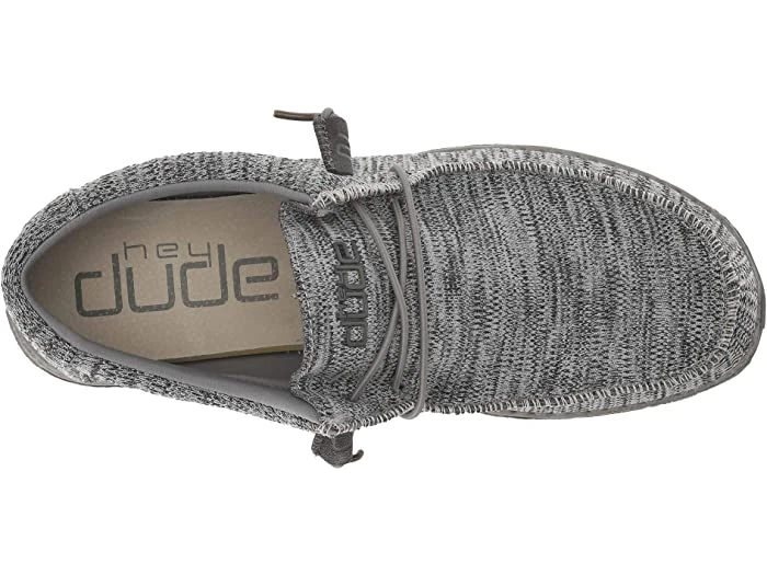 'Hey Dude' Men's Wally B Sox - Grey - Image 3