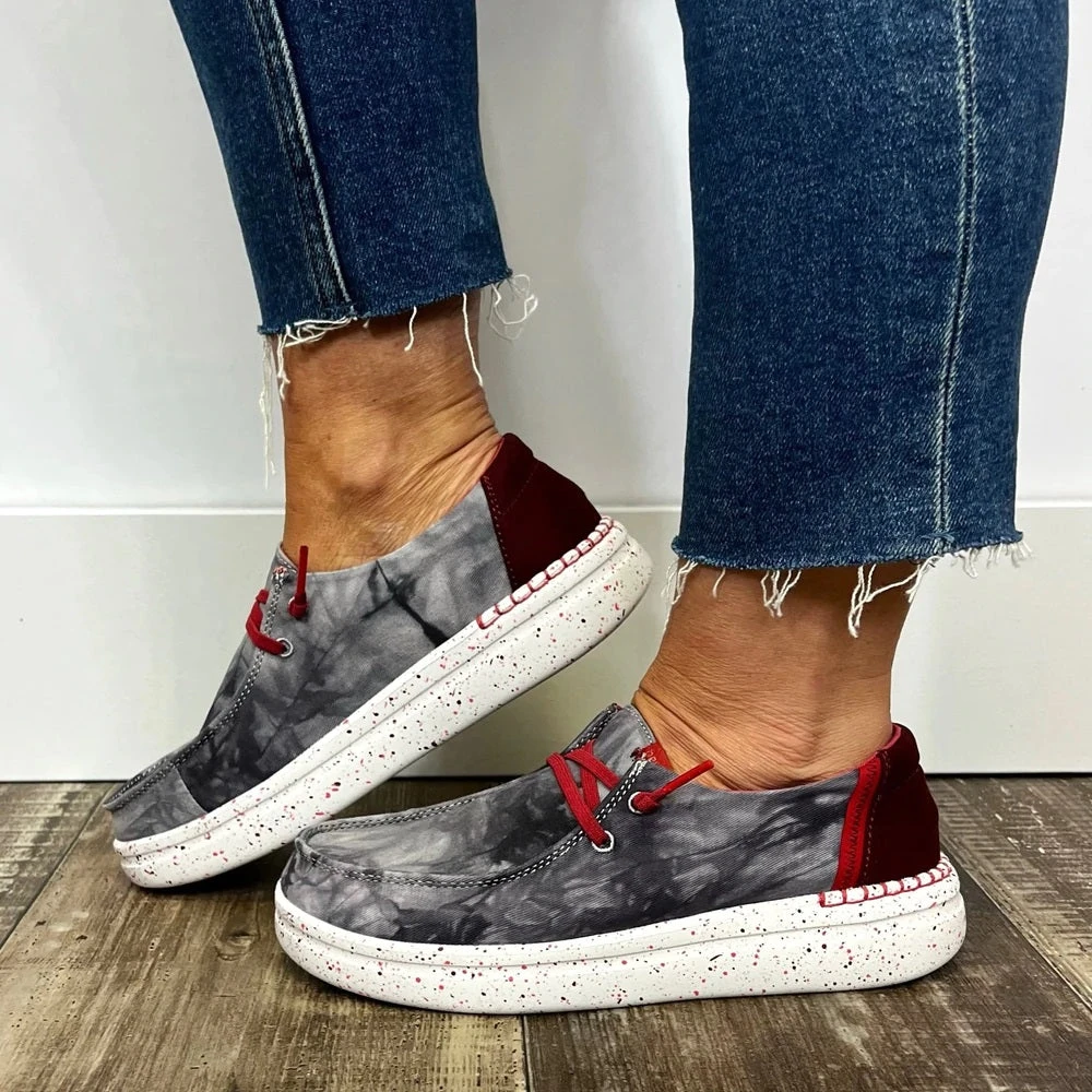 'Hey Dude' Women's Wendy Rise - Rosewood - Image 3