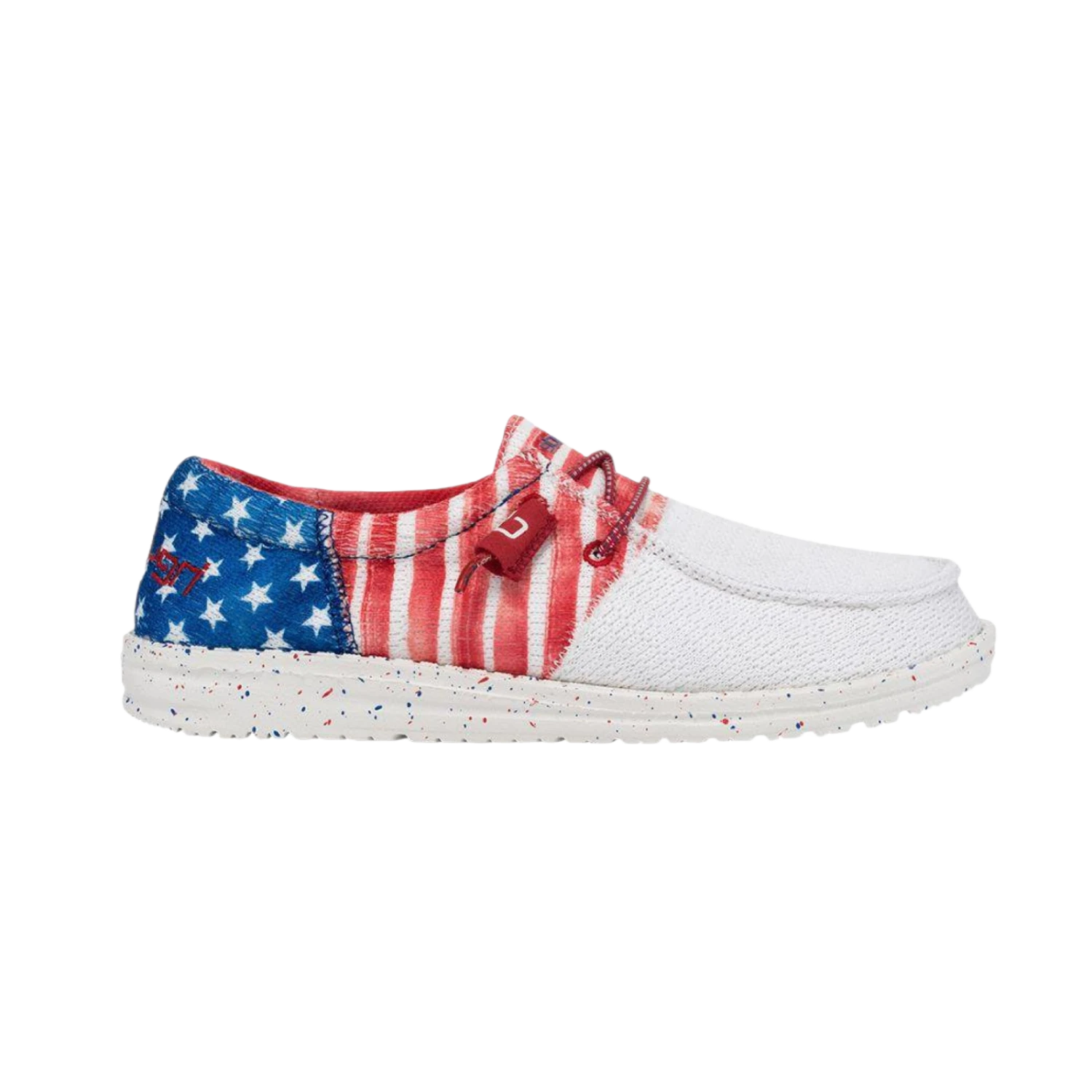 Hey Dude® Womens Wendy Sox Tri Patriotic Americana Shoes 40157-9BH
