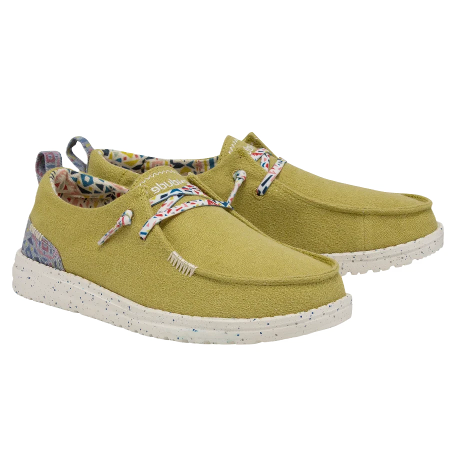 Hey DudeĀ® Ladies Wendy Zig Zag Acacia Slip On 122288364