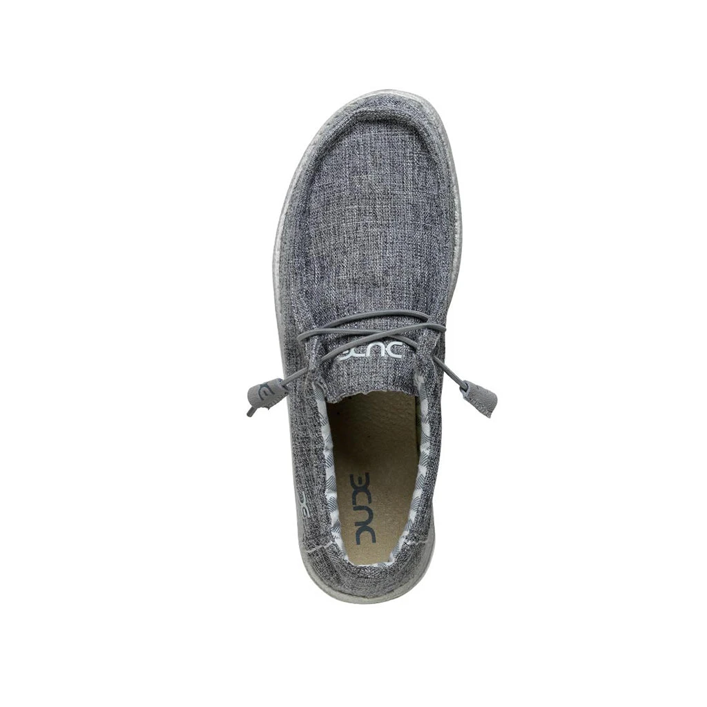 'Hey Dude' Men's Wally Linen - Iron Grey - Image 5