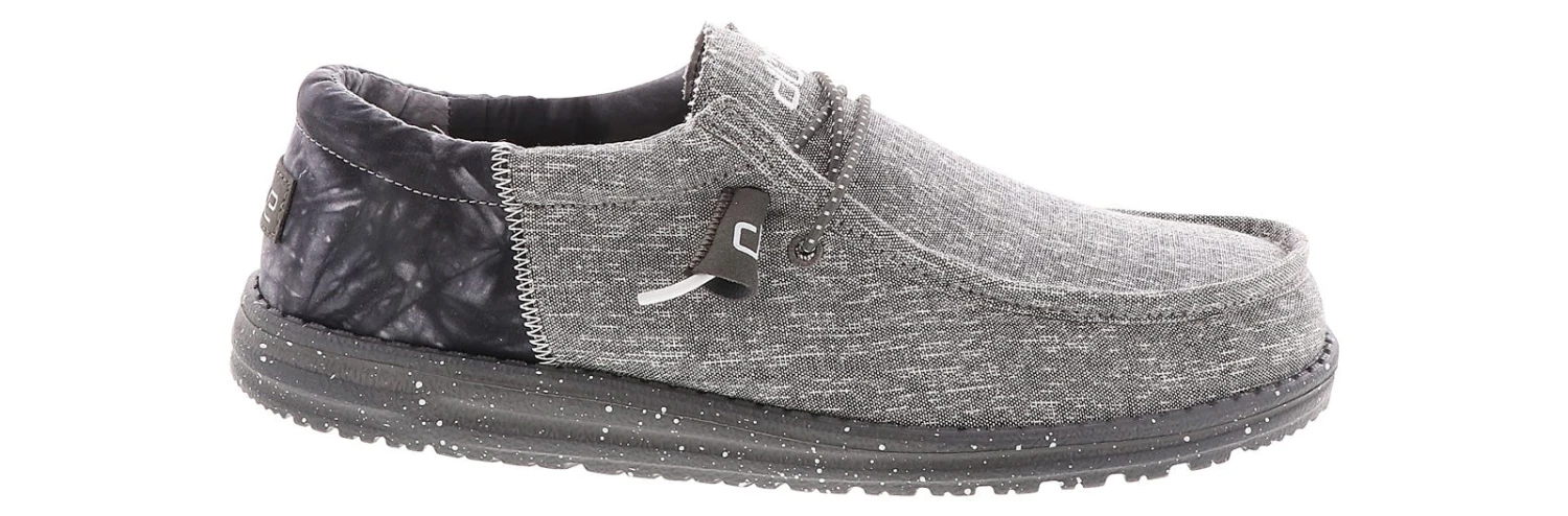 Hey Dude Wally Funk Raven Tie Dye Men’s Casual Shoe - Image 2
