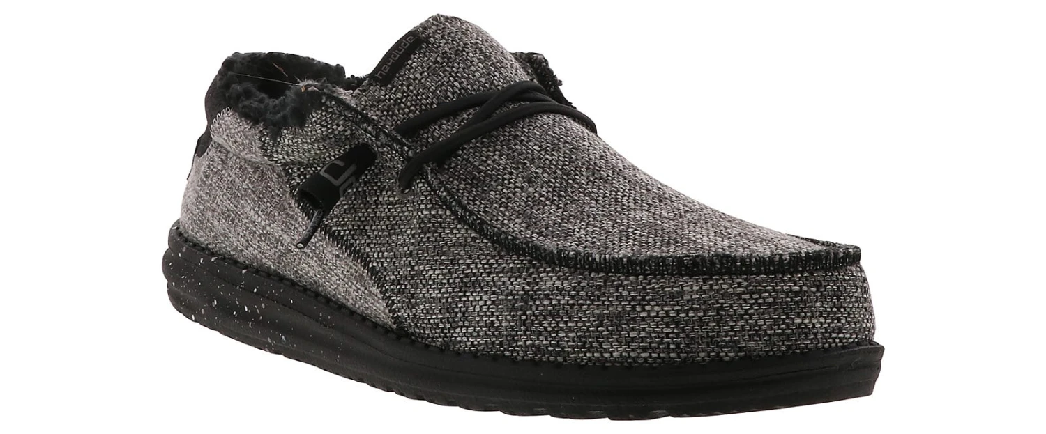 Hey Dude Wally Stitch StormCloud Men’s Casual Shoe