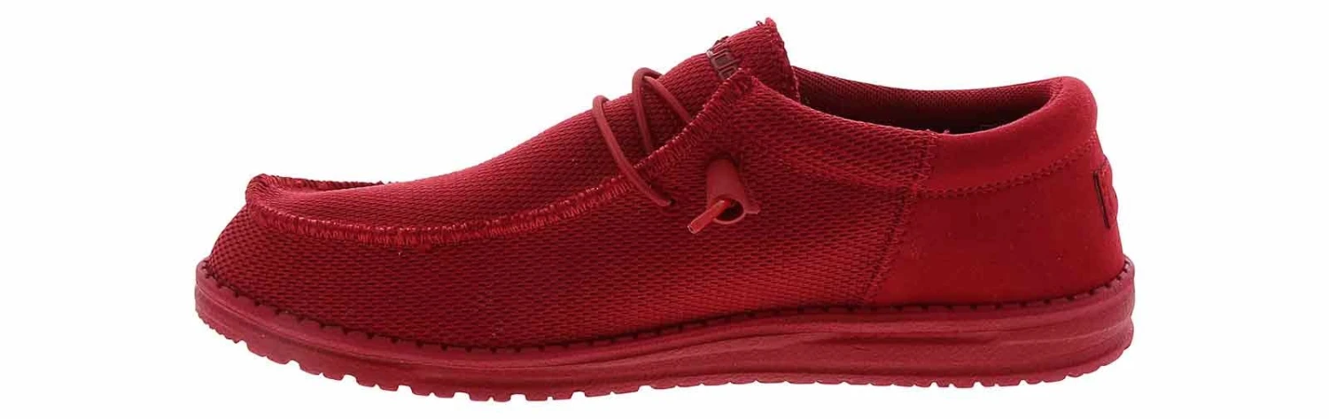 Hey Dude Wally Funk Mono Red Men’s Casual Shoe - Image 4