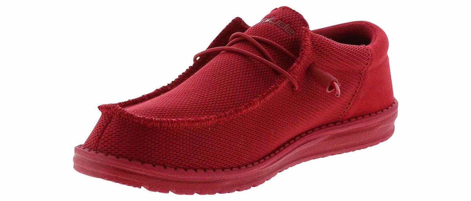 Hey Dude Wally Funk Mono Red Men’s Casual Shoe - Image 5
