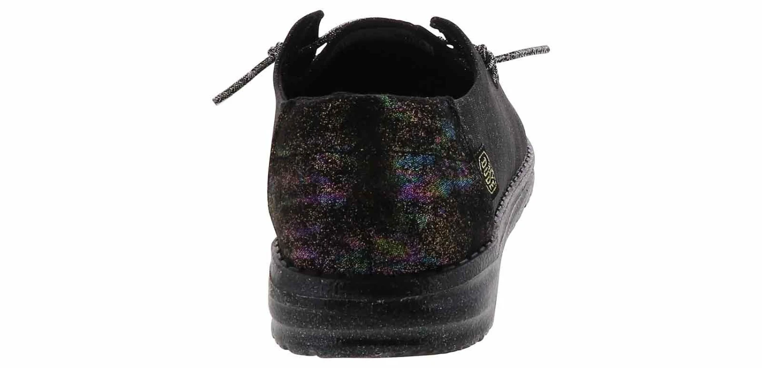 Hey Dude Wendy Glitter Meteor Shower Women's Casual Shoe - Image 3