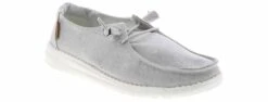 Hey Dude Wendy Chambray Light Grey Women's Casual Shoe